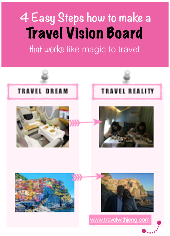 Travel Vision Board That Works in 4 Easy Steps - Travel With Jeng